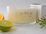 Load image into Gallery viewer, Aqua Vitae Luxury Scented Large 3 Wick Candle